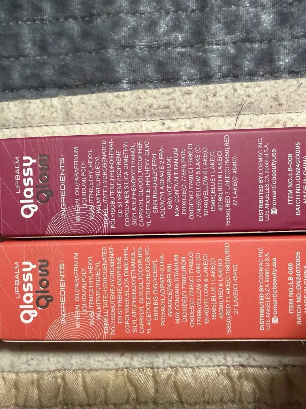 Source Unknown Lip Butter Balm Duo - Orange & Pink Tubes